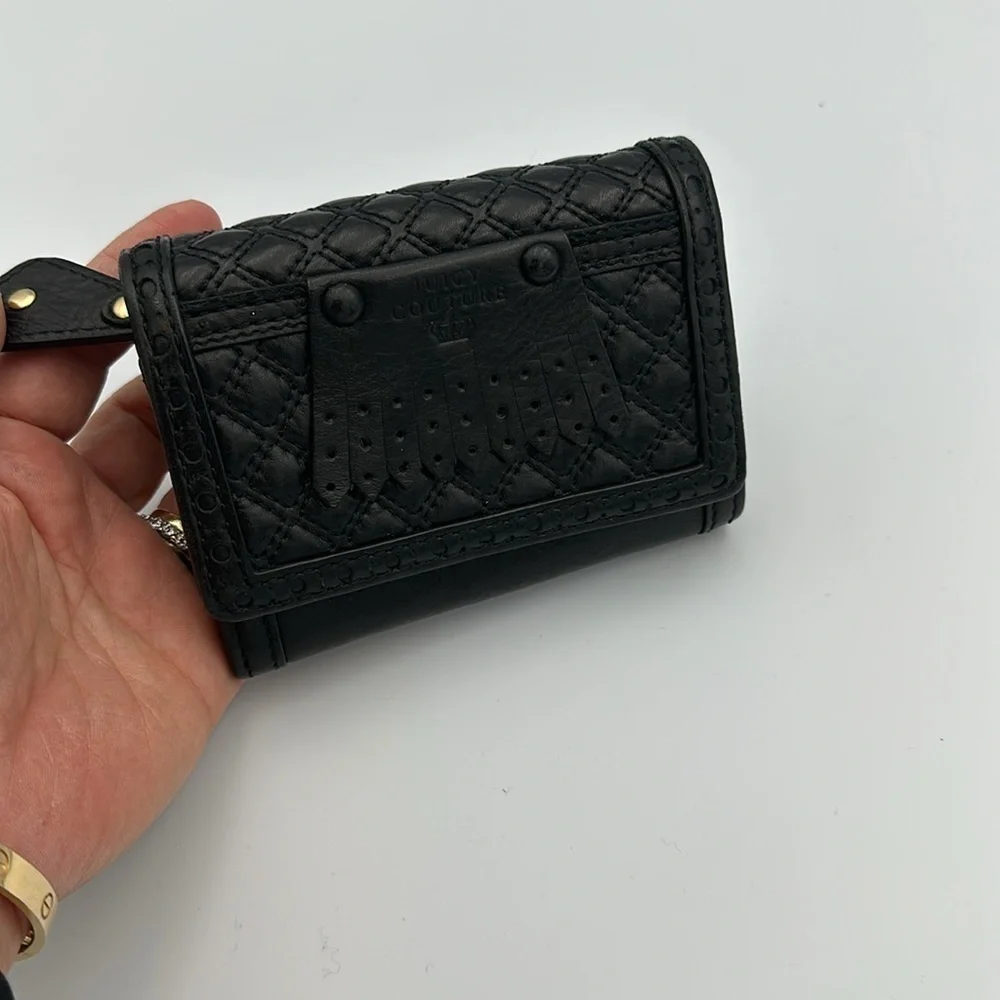 Juicy Couture Black Leather Wallet